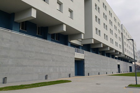 Gallaratese, Politecnico residences of San Leonardo – photo Urbanfile