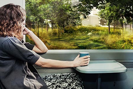 Rendering train line